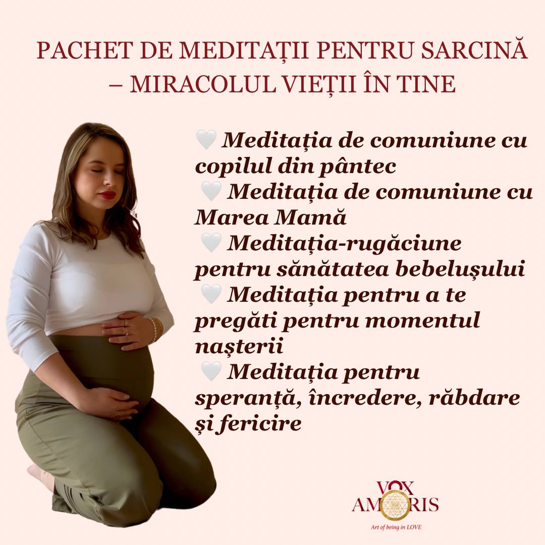 Pachet de meditații pentru sarcină